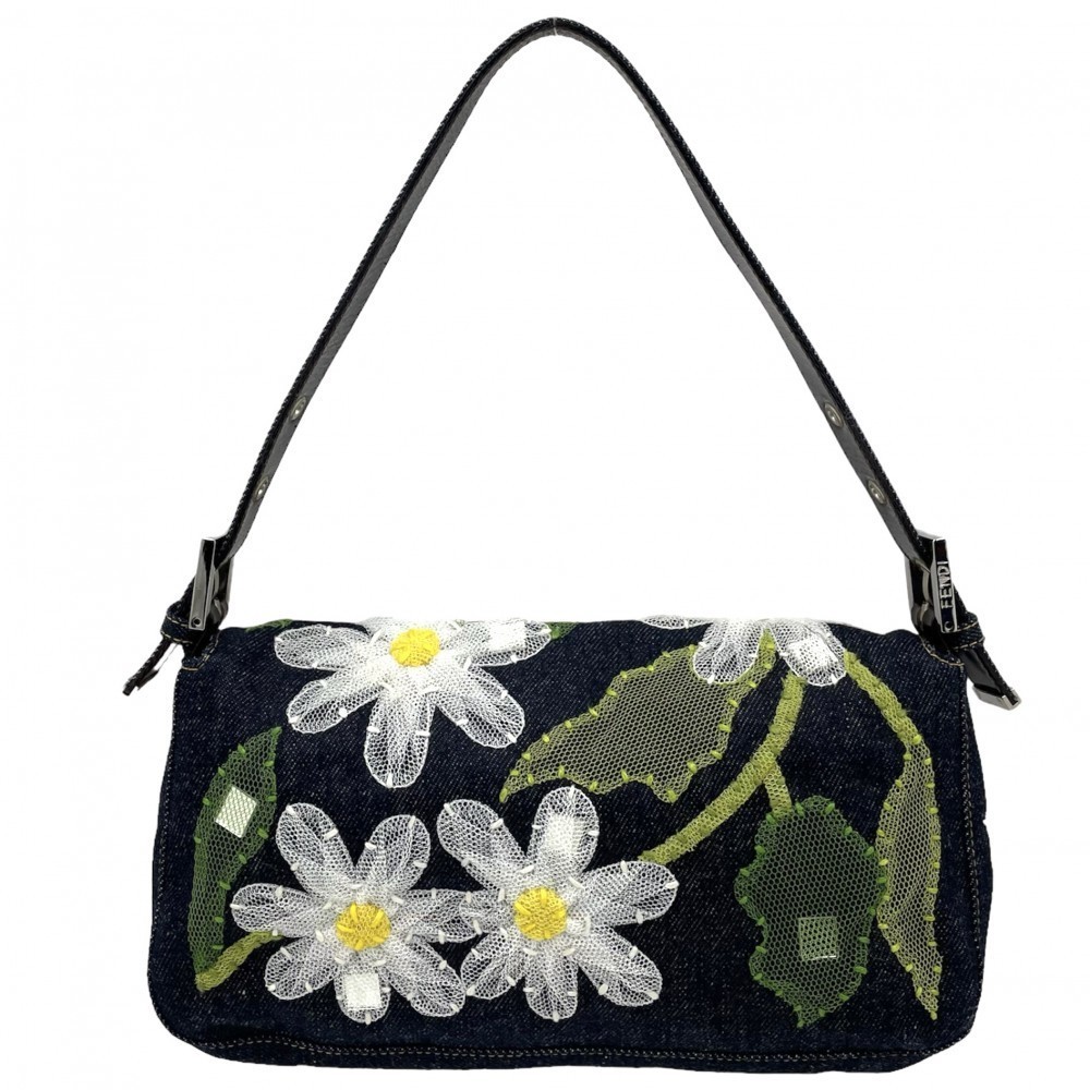 Fendi Denim Bag Mamma Blue Bucket